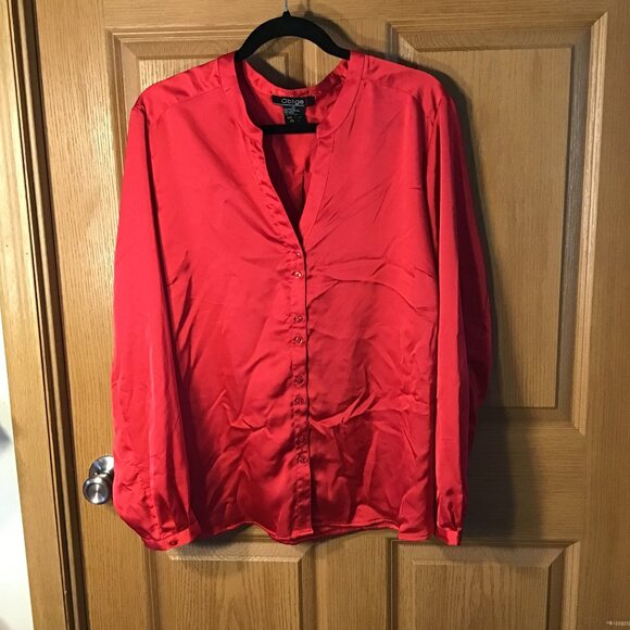 Oblige Red Blouse - Picture 1 of 2